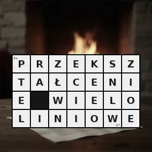 Hasło krzyżówkowe funkcja na - przekształcenie wieloliniowe – rozwiązanie, synonimy, podpowiedzi i definicje krzyżówkowe